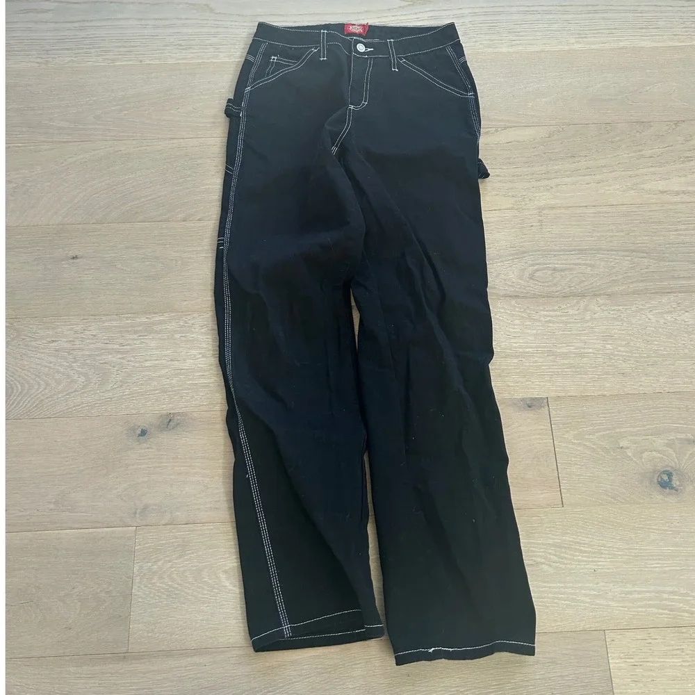 Dickies Girl Carpenter Pants Womens 3/26 Y2K Skater Wide‎ Leg Streetwear
